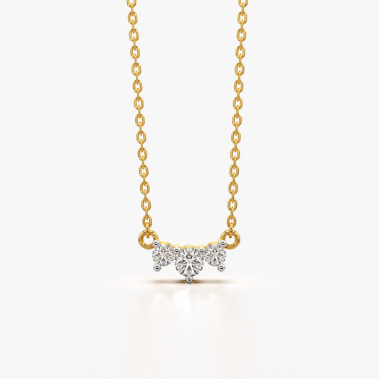 Petite Trio Arc Necklace