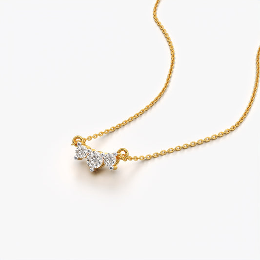 Petite Trio Arc Necklace