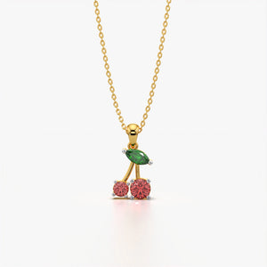 Cherry Pop Pendant Necklace