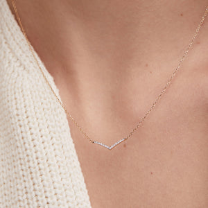 Dainty Chevron Necklace