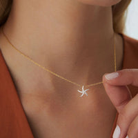 Dancing Starfish Pendant Necklace