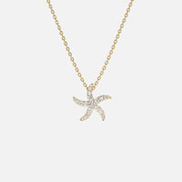 Dancing Starfish Pendant Necklace