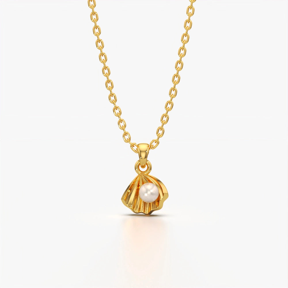 Fancy Filled Shell Necklace