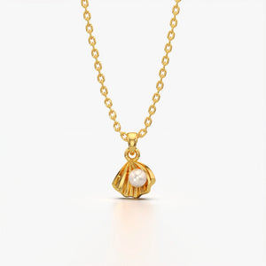 Fancy Filled Shell Necklace
