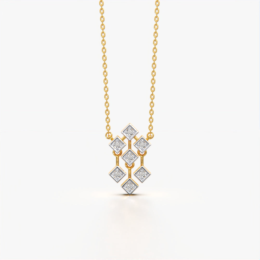 Fancy Diamond Setting Mangalsutra