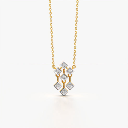 Fancy Diamond Setting Mangalsutra