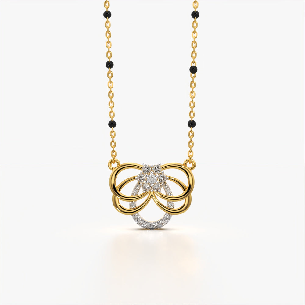 Dazzling Petal Mangalsutra