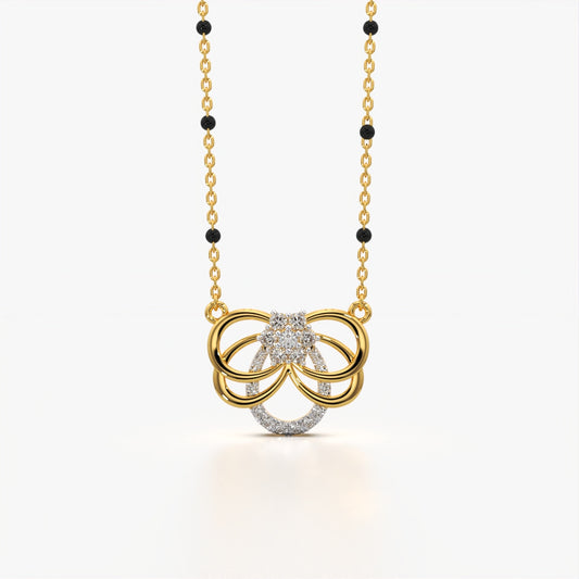 Dazzling Petal Mangalsutra