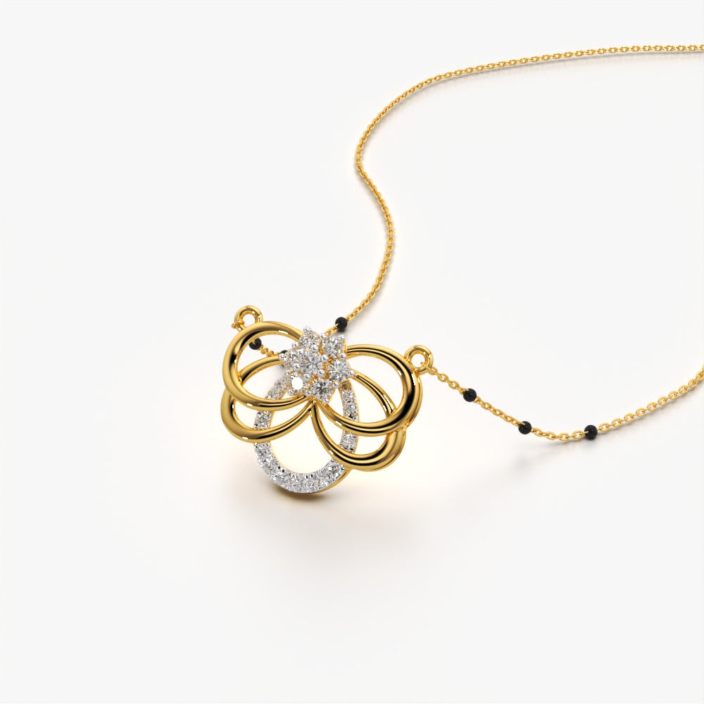 Dazzling Petal Mangalsutra