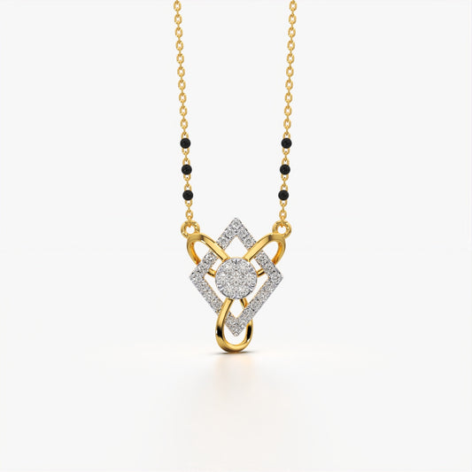 Geometric Grace Mangalsutra