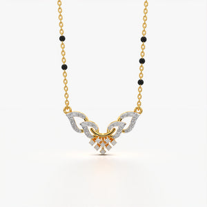 Floral Symphony Diamond Mangalsutra