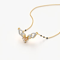 Elegant Leaf Wing Modern Mangalsutra