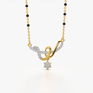Dancing Swirl Mangalsutra