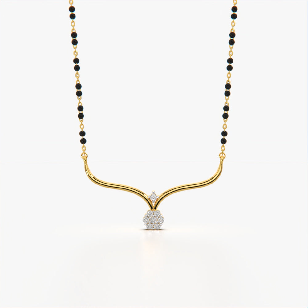 Floral Arc Mangalsutra