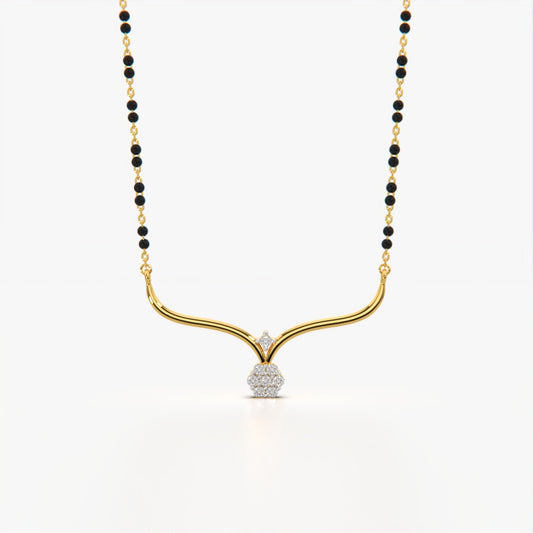 Celestial Curve Mangalsutra