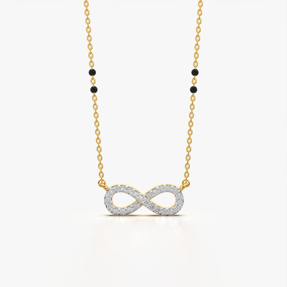 Infinity Spark Diamond Mangalsutra