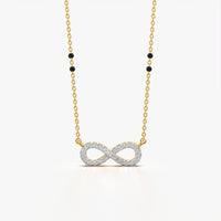 Infinity Pavé Diamond Mangalsutra