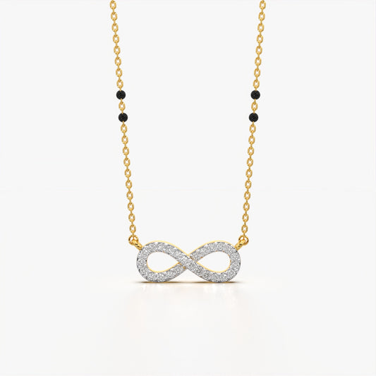 Infinity Spark Diamond Mangalsutra