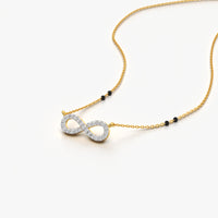 Infinity Pavé Diamond Mangalsutra