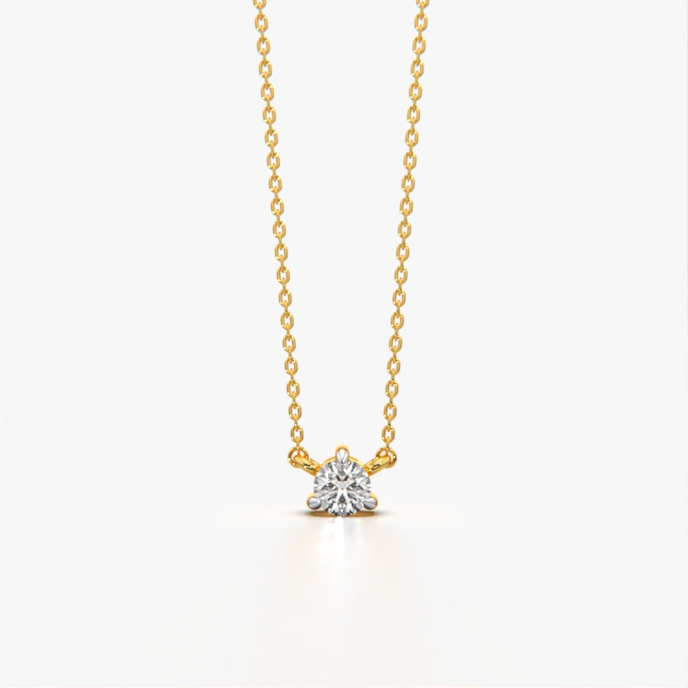 Diamond Solitaire Pendant