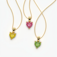 Heart Solitaire Pendant Necklace