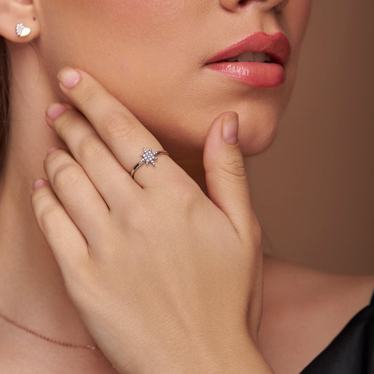 Crescent Moon and North Star Jewellery Set