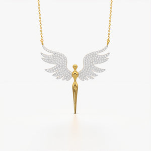Angle Wings Fancy Necklace