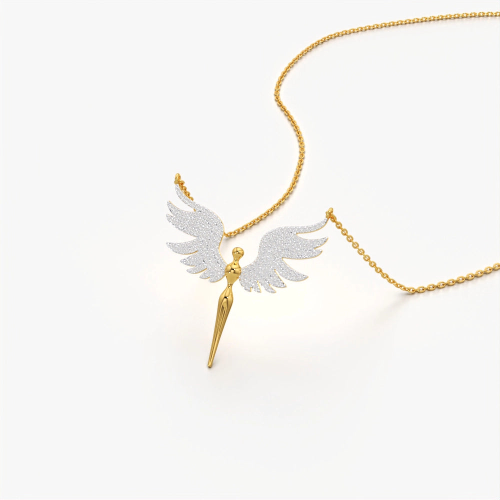 Angle Wings Fancy Necklace