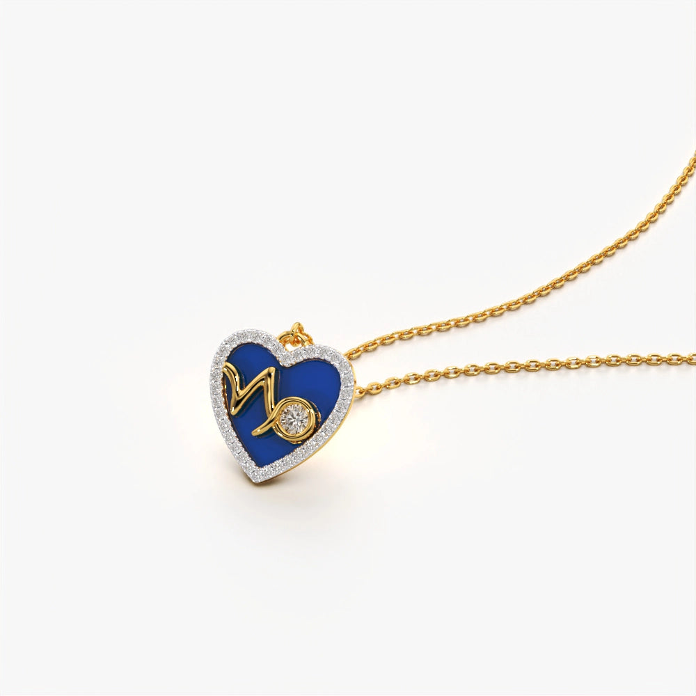 Wave Heart Necklace