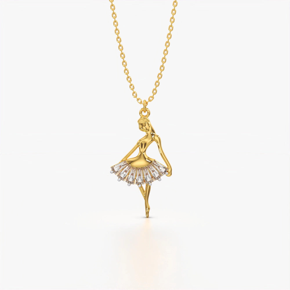 Dancing Ballerina Necklace