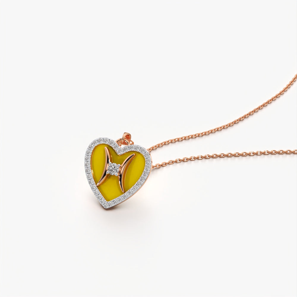 Pisces Heart Necklace