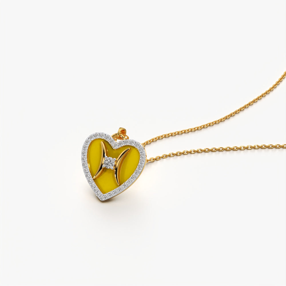 Pisces Heart Necklace