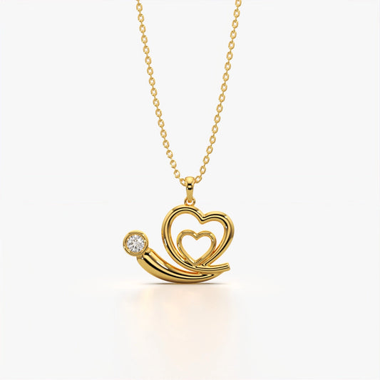 Double Heart Pendant