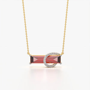 Curve Charm Necklace