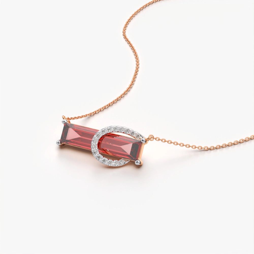 Curve Charm Necklace