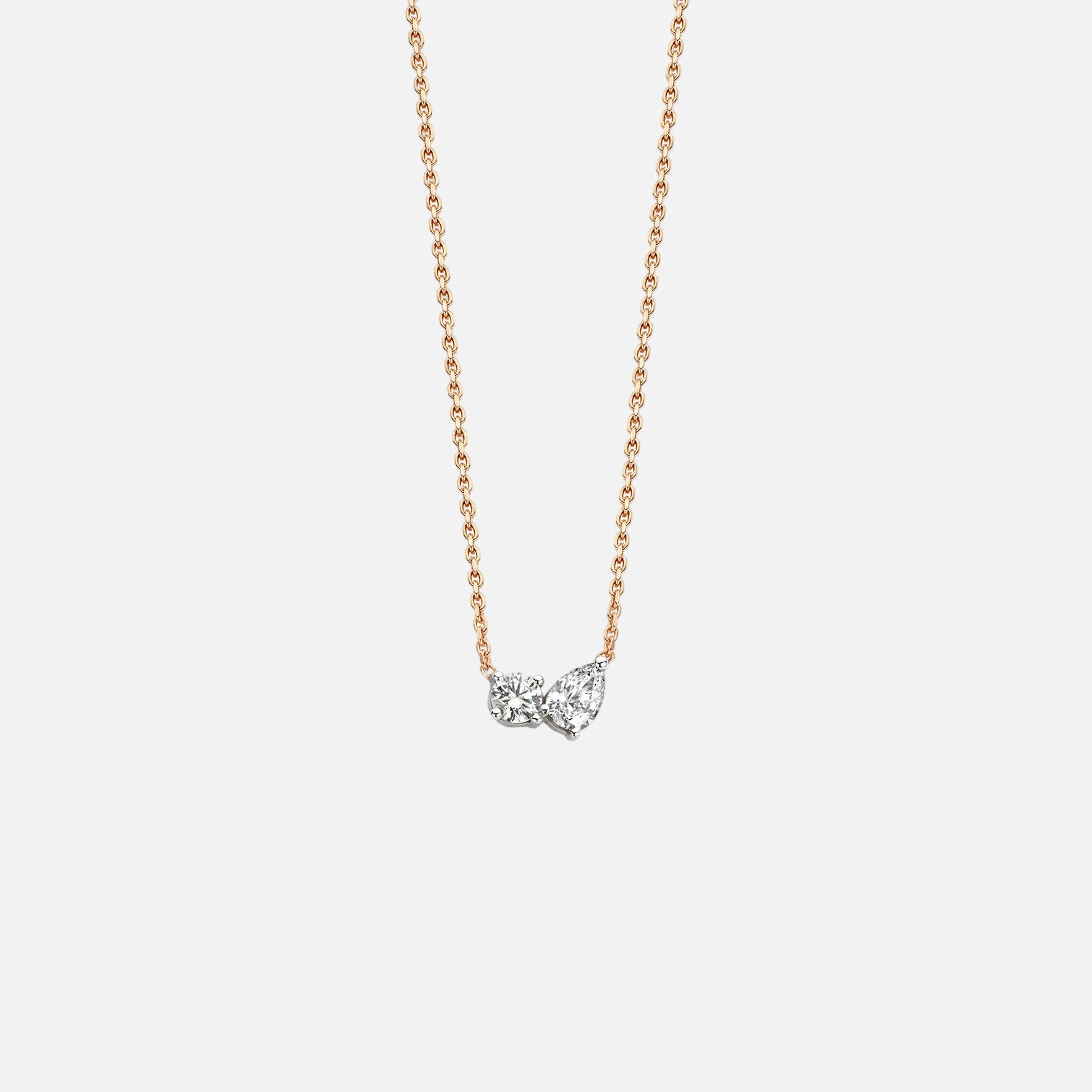 Two-Stone Pendant Necklace