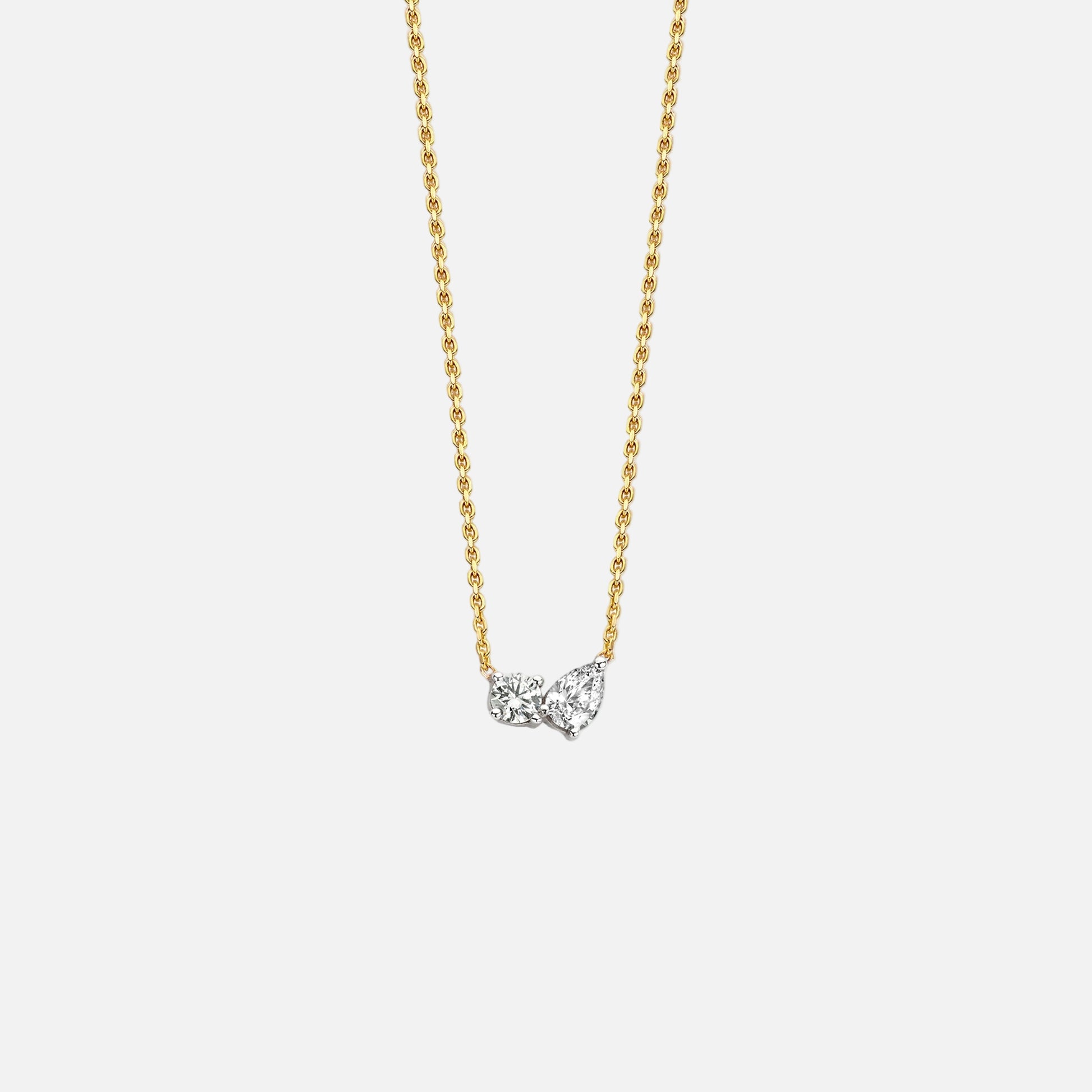 Two-Stone Pendant Necklace