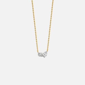 Two-Stone Pendant Necklace