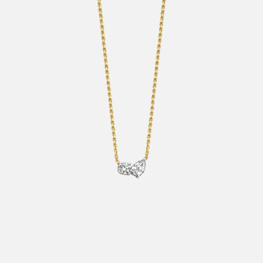 Two-Stone Pendant Necklace