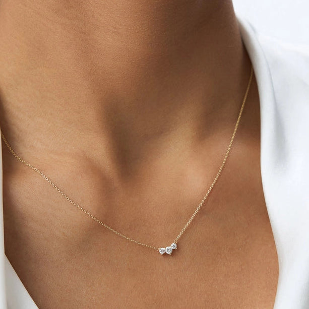 Petite Trio Arc Necklace