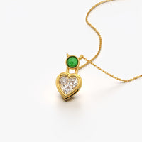 Fancy Heart Pendant Necklace