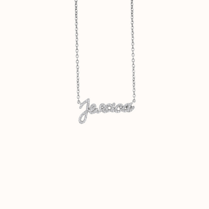 Personalized Name Diamond Necklace