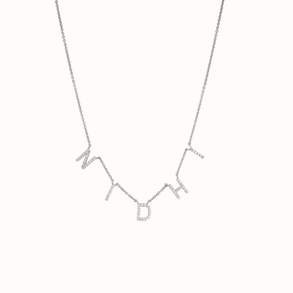 Diamond Initial Necklace