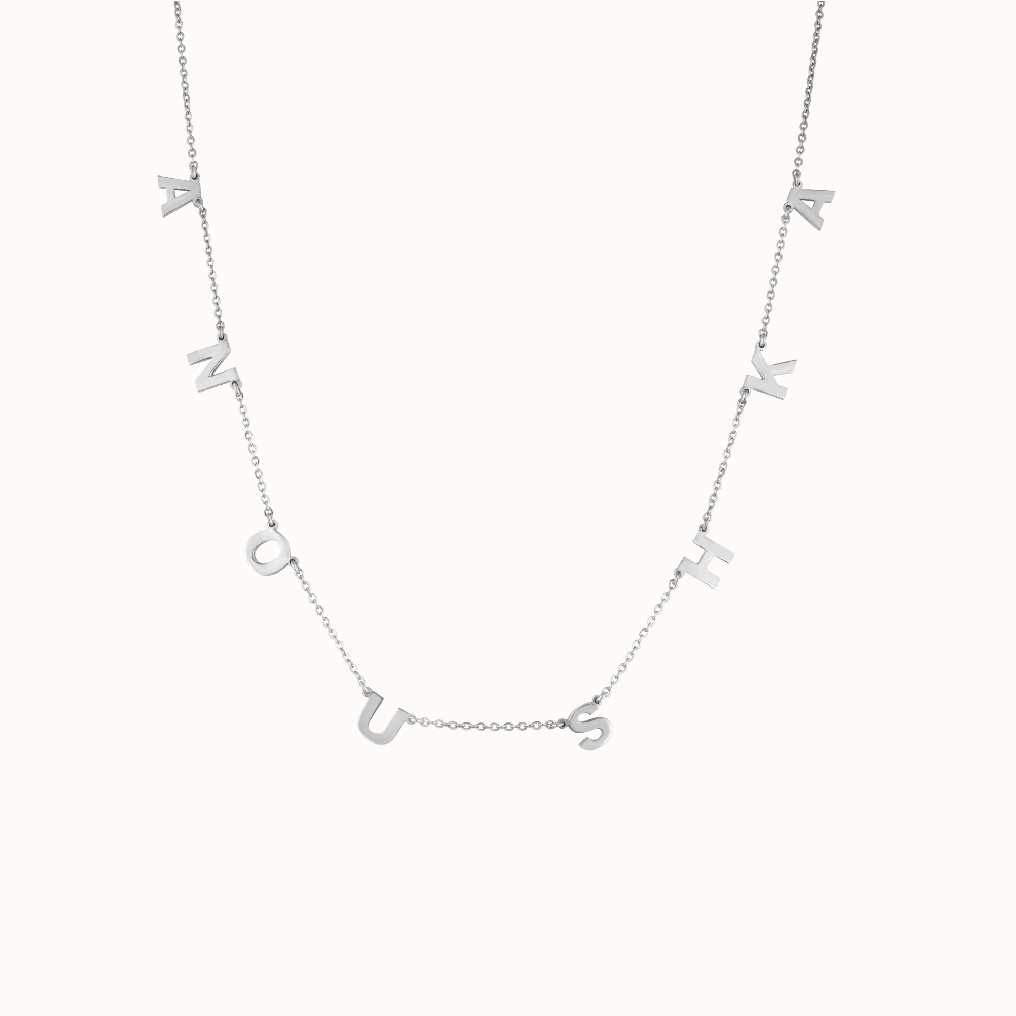 Minimalist Silver Name Necklace