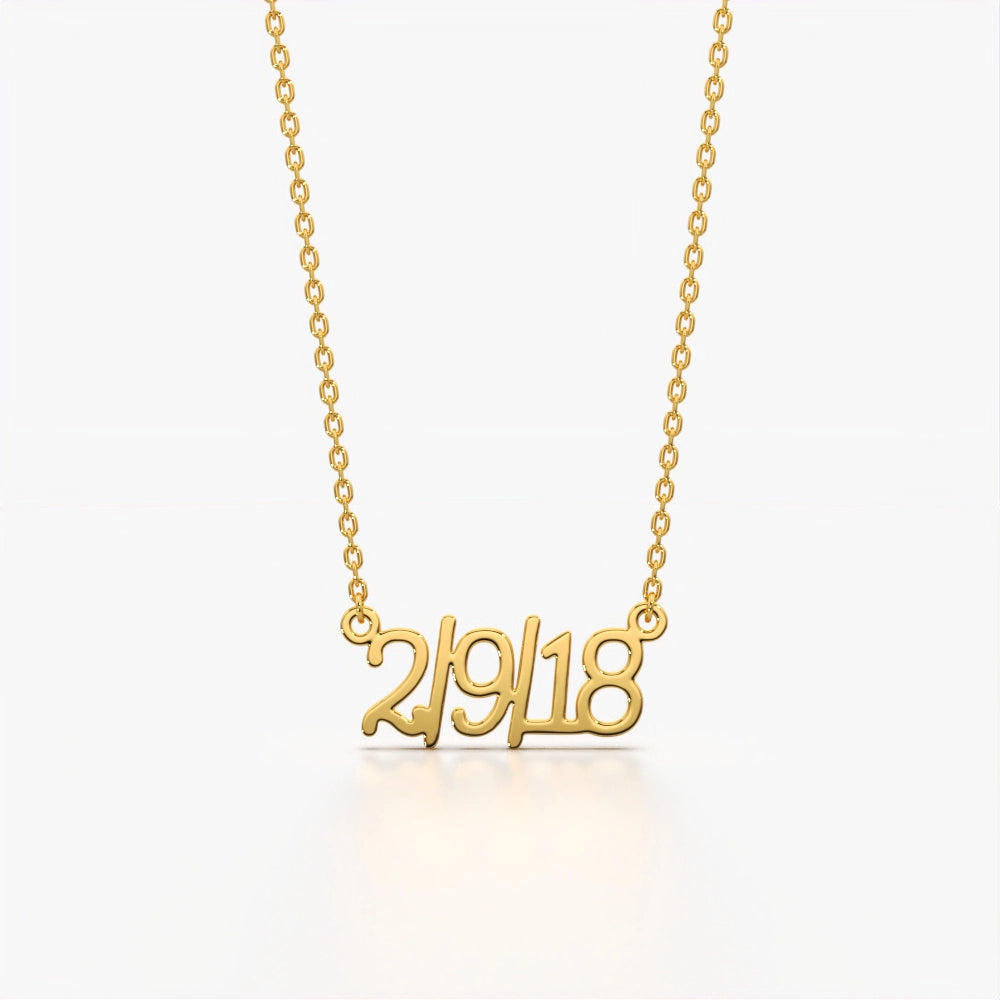 Personalised Special Date Necklace