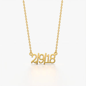 Special Date Necklace