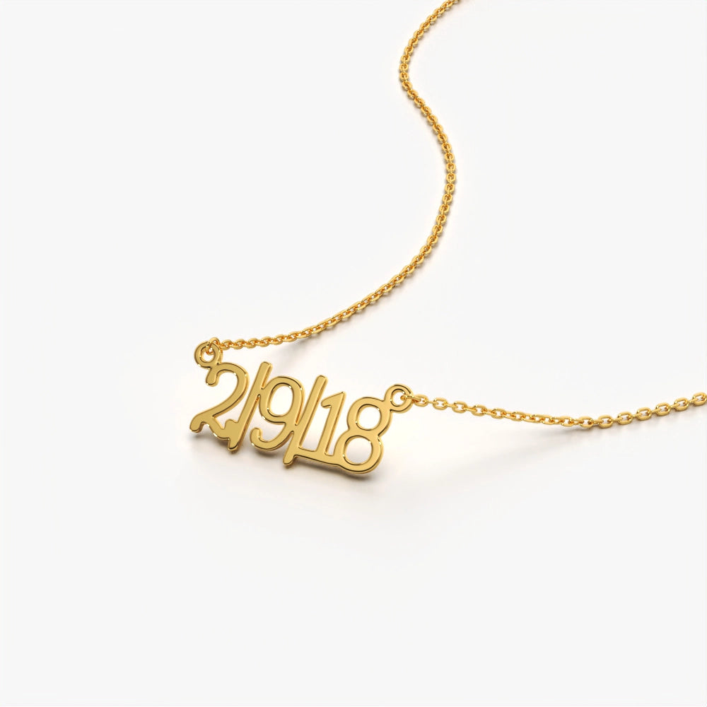 Personalised Special Date Necklace