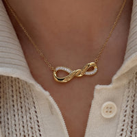 Personalised Infinity Engraved Necklace