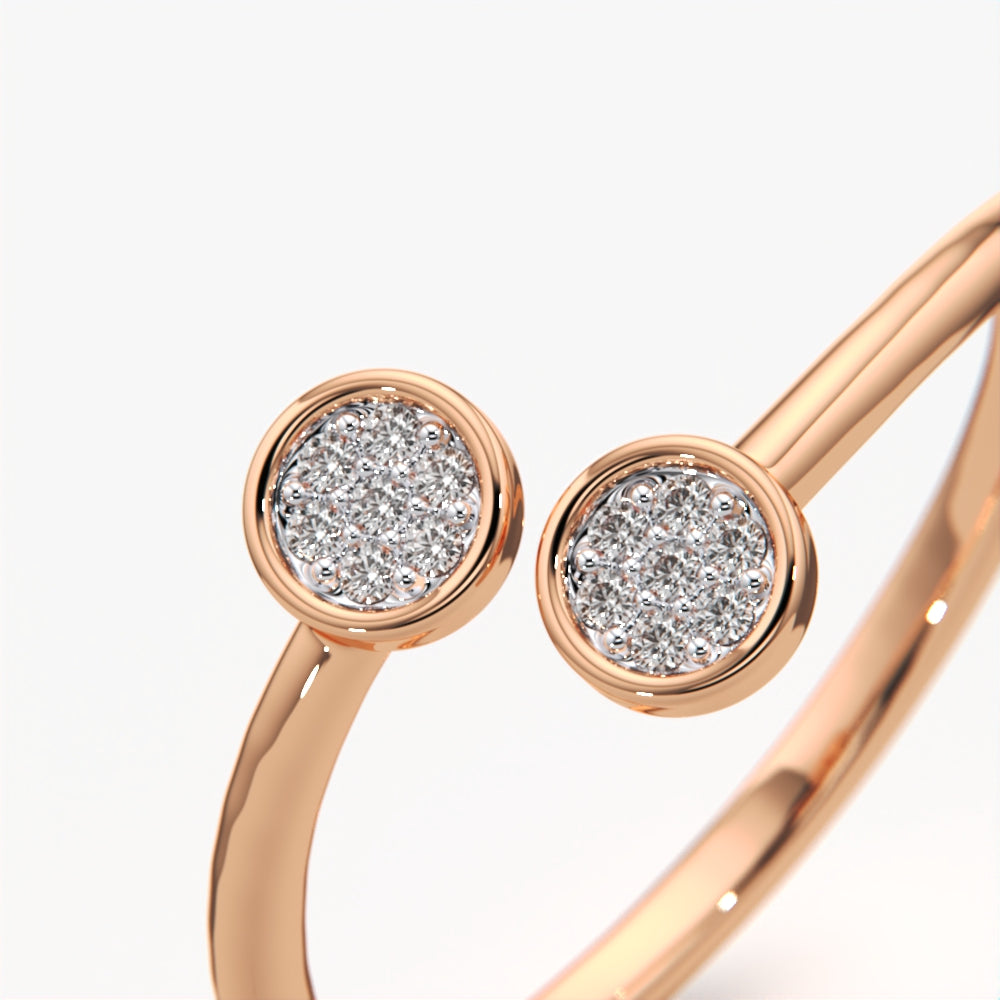 Twin Circle Diamond Ring