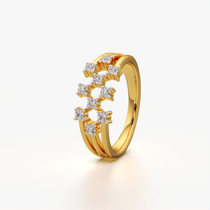 Twinkling Cluster Ring